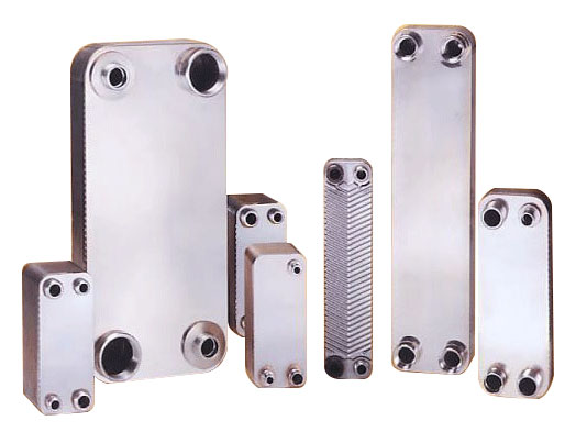 Nickel brazing plate heat exchangers