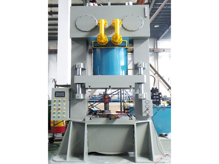 Steel wire wound non-ferrous metal cold extrusion hydraulic press